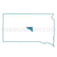 Hughes County in South Dakota